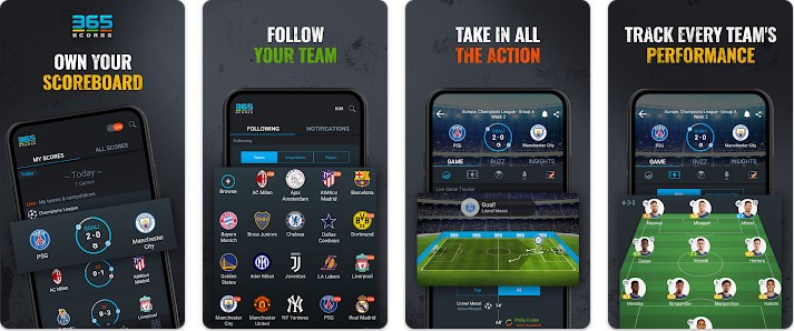 Download Android Apps to Watch Live Sports 365 SCORES