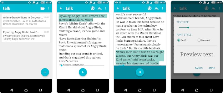 Download Text-to-Speech Apps Talk FREE