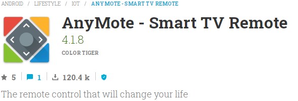 Download IR Universal Remote Control Apps Anymote – Smart IR Remote