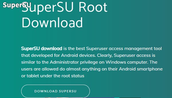  Download Rooting Apps SuperSU