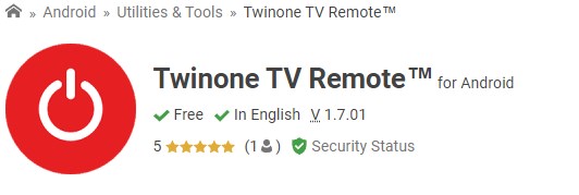 Download IR Universal Remote Control Apps Twinone TV Remote