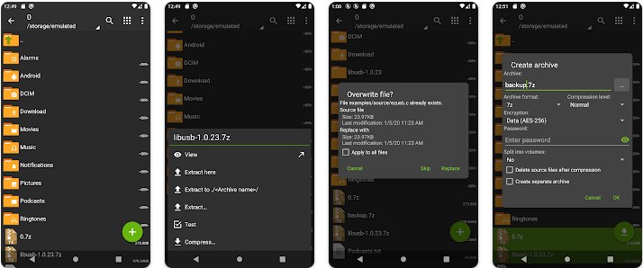 Download File Compression Apps For Android ZArchiver